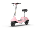 Electric Scooter with Foldable Seat w/35 Miles Operating Range & 15.5mph Max Speed - Pink