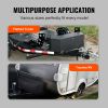 VEVOR Trailer Tongue Box, Carbon Steel Tongue Box Tool Chest, Heavy Duty Trailer Box Storage with Lock and Keys