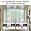 VEVOR 36" Commercial Indoor Air Curtain Super Power 2 Speeds 1200CFM, Wall Mounted Air Curtains for Doors