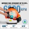 VEVOR Backpack Leaf Blower 79CC 2-Cycle Gas Leaf Blower 930CFM Air Volume 184MPH