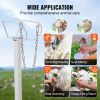 VEVOR Goat & Sheep Stand, 51x23 inch Livestock Stand, Metal Livestock Milking and Shearing Stand 21" to 33" Adjustable Height