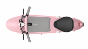 Electric Scooter with Foldable Seat w/35 Miles Operating Range & 15.5mph Max Speed - Pink
