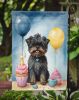 Affenpinscher Happy Birthday Garden Flag Mailbox Flag Decorative Yard Flag Banner Outside Patio Artwork Yard Flower Beds, Garden Size, Multicolor