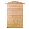 Two person Far infrared old fir outdoor sauna room