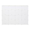 8-Tier Portable 64 Pair Shoe Rack Organizer 32 Grids Tower Shelf Storage Cabinet Stand Expandable for Heels, Boots, Slippers, White RT