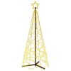 Christmas Cone Tree Warm White 200 LEDs 2x6 ft