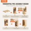 VEVOR Far Infrared Wooden Sauna, Room Home Sauna Spa for One Single Person