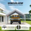 VEVOR Carport Replacement Canopy Cover 13 x 20 ft, Garage Top Tent Shelter Tarp Heavy-Duty Waterproof & UV Protected