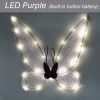 LED Fairy Wings Glowing Sparkle Butterfly Elf Princess Angel Wings Halloween Party Cosplay Costumes Performance Photography Prop