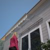 DA7934W Series Premium Door Window Awning Canopy Virtually Solid 3.5mm/0.137" Thick Polycarbonate Sheet and Aluminum Alloy in 79"Wx34"D  for Wooden Ho