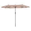 13 ft. Market No Weights Patio Umbrella 2-Side