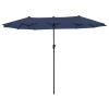 13 ft. Market No Weights Patio Umbrella 2-Side