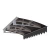 DA7934W Series Premium Door Window Awning Canopy Virtually Solid 3.5mm/0.137" Thick Polycarbonate Sheet and Aluminum Alloy in 79"Wx34"D  for Wooden Ho