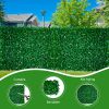 Artificial Green Fence, Strong and Durable Outdoor Fence Waterproof for Outdoor Gardens, Courtyards